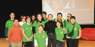 Judo: Telma Monteiro com estudantes no Bombarral