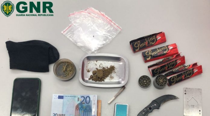 Detido em Ferrel por tráfico de droga e posse de arma