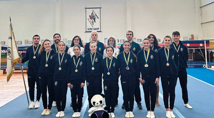Ginástica: Acrotramp conquista mais 13 títulos distritais