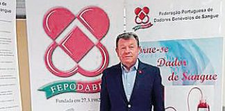 Caldas: Homenageado o presidente da Assoc. de Dadores de Sangue
