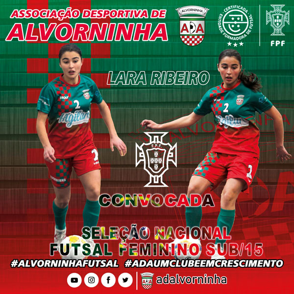 Futsal: Lara Ribeiro chamada à seleção nacional de Sub-15