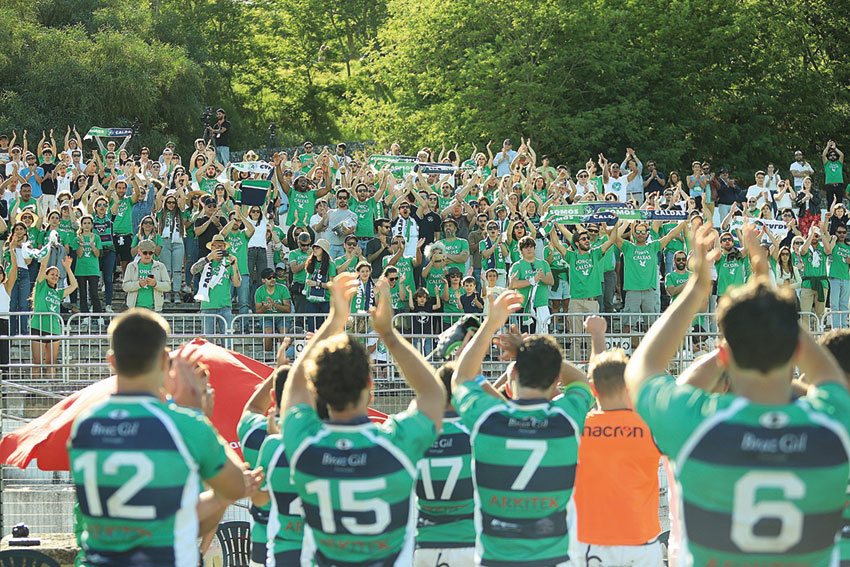 Rugby: Pontapé de penalidade à beira do fim tirou título e subida ao Caldas RC