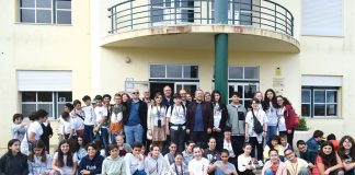 Alunos da Turquia em Erasmus na EBI de Santo Onofre