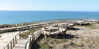 Os passadiços da Foz estão a ser recuperados