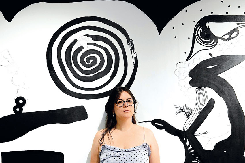 Artes: Desenho de Filipa Morgado na Livraria Barata em Lisboa