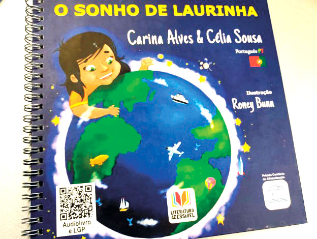 Livro para cegos será apresentado no Brasil