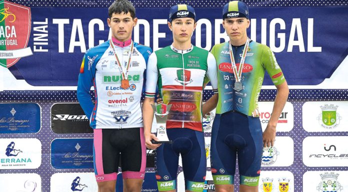 Ciclismo: Dinis Martins termina prova em terceiro