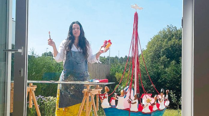 Artista plástica abre atelier galeria junto à Lagoa de Óbidos