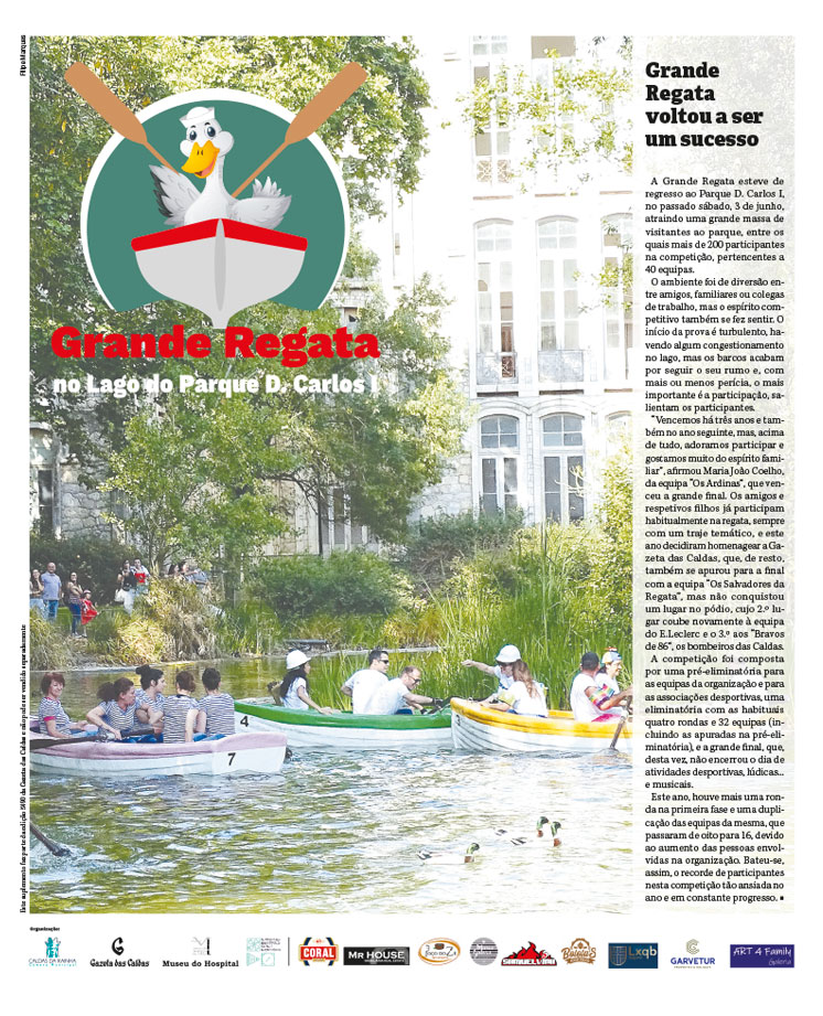 VII Grande Regata no Lago D. Carlos I