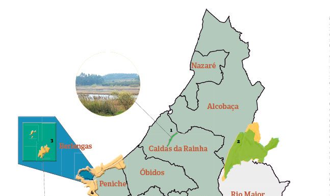 As zonas ambientalmente protegidas do Oeste