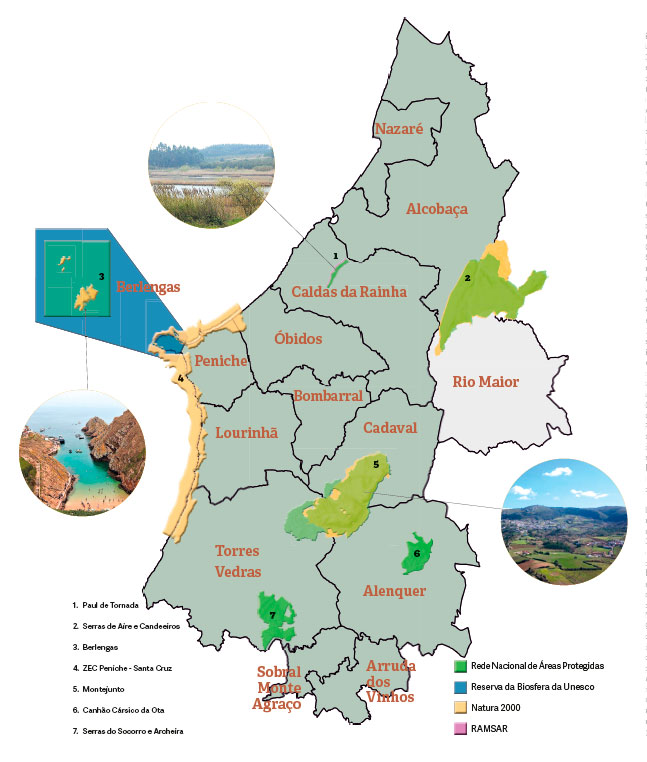 As zonas ambientalmente protegidas do Oeste