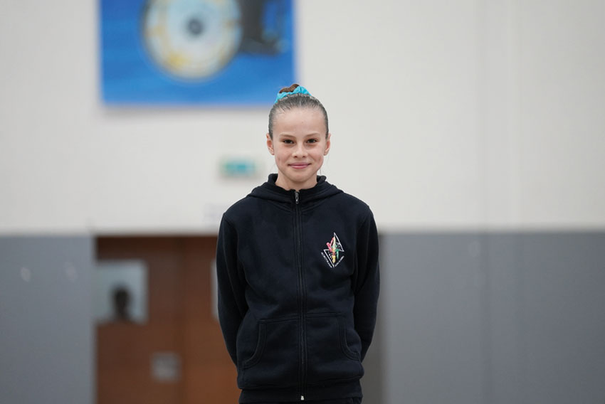 Ginástica: Zoe Mendes apura-se no duplo minitrampolim