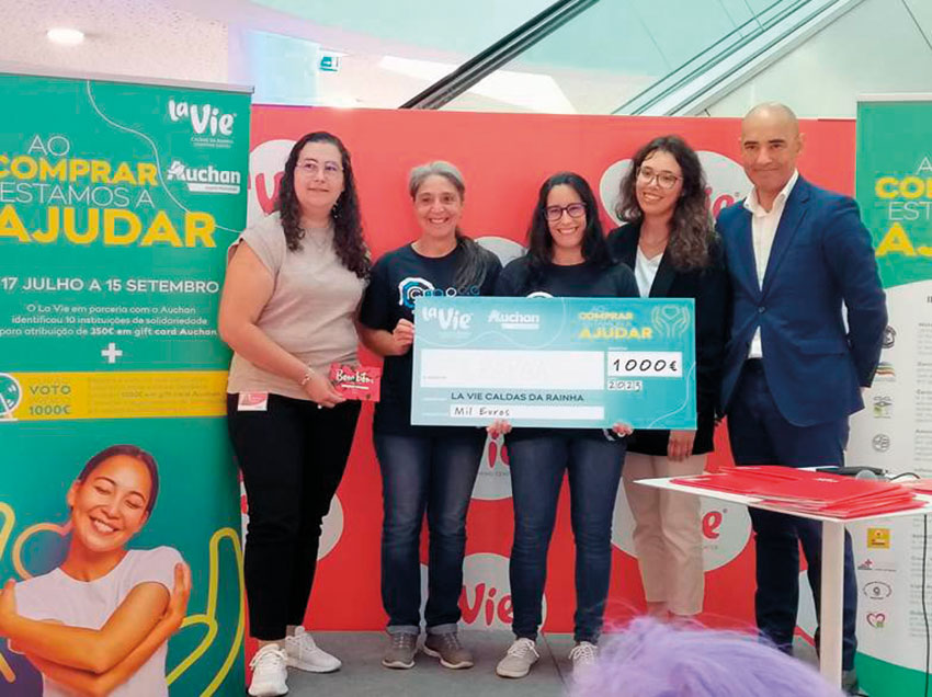 Caldas: CRAPAA recebeu mil euros em ação que apoiou instituições