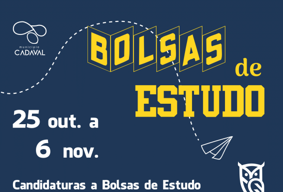 Abertas as candidaturas a bolsas de estudo no Cadaval