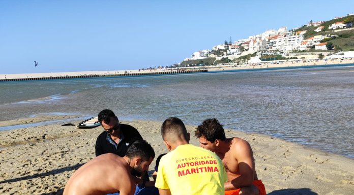 Jovem sentiu-se mal na Lagoa de Óbidos e foi auxiliado