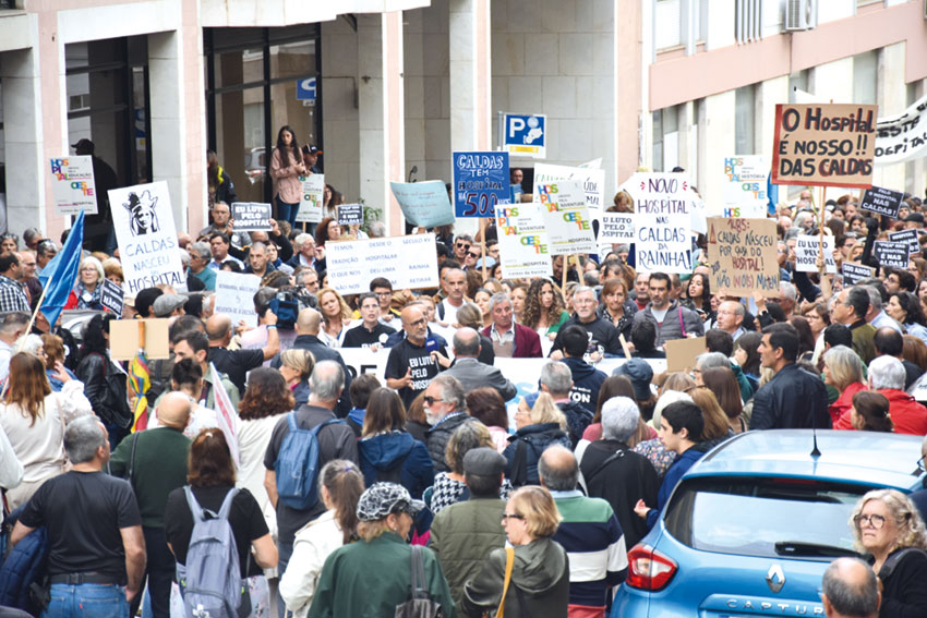 2000 marcharam em Lisboa por um novo hospital nas Caldas