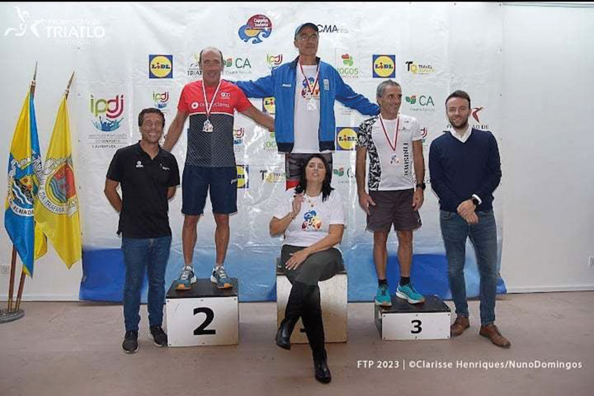 Triatlo: António Moura termina a época de 2023 com mais um pódio