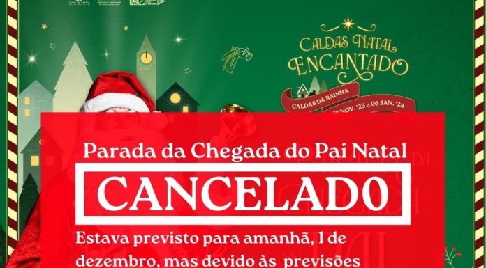 Parada do Pai Natal adiada nas Caldas