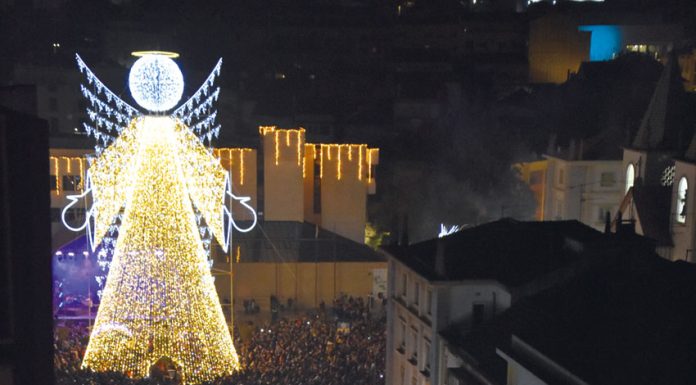 Anjo de 30 metros e concerto dos Anjos atraíram cerca de 20 mil pessoas às Caldas