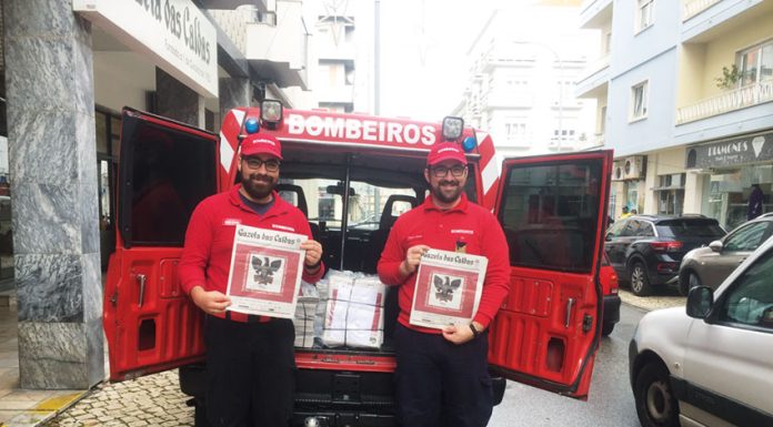 Bombeiros vão vender Gazetas pela cidade