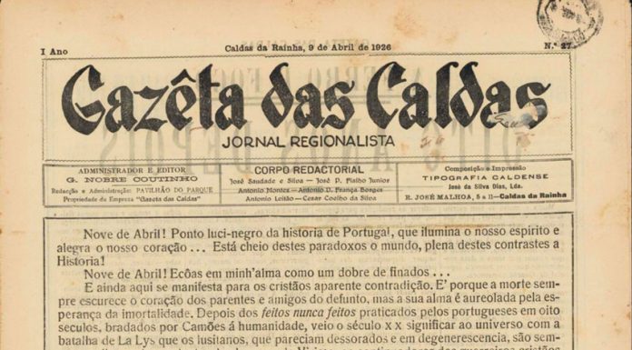 Caldas da Rainha: Uma homenagem aos combatentes… com 100 anos