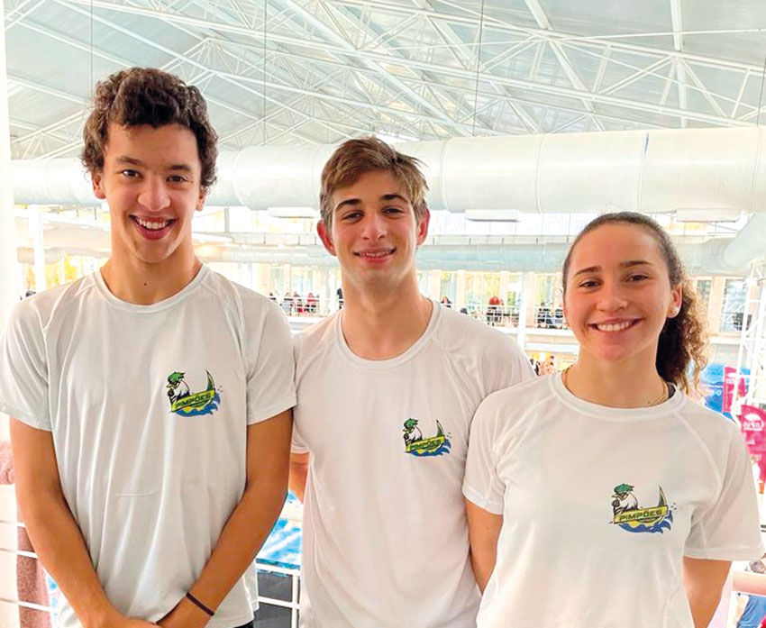 Natação: Trio caldense esteve em grande plano em Leiria