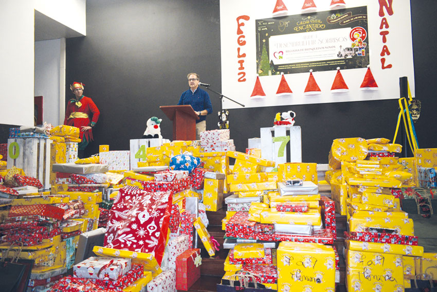 Ordem do Trevo desembrulhou mais de cem sorrisos