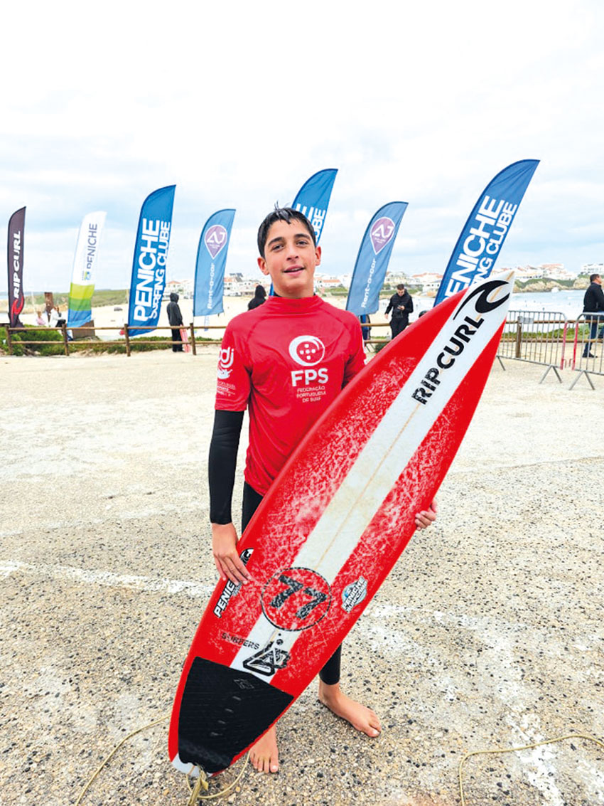 Surf: Mário Leopoldo ganhou bronze no nacional de Sub-18