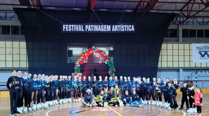 Patinagem Artística: Natal foi o tema do festival da Casa do Benfica das Caldas da Rainha