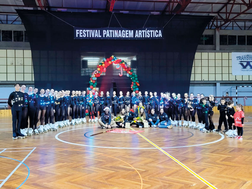 Patinagem Artística: Natal foi o tema do festival da Casa do Benfica das Caldas da Rainha