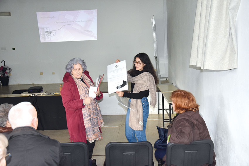 Joana Beato Ribeiro ensinou a arquivar documentação