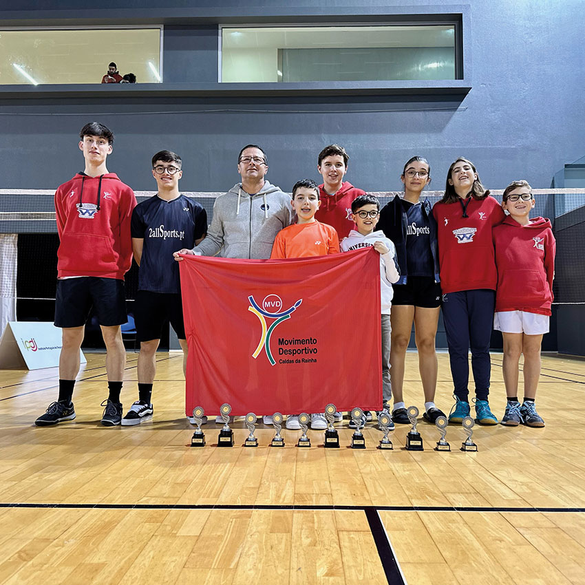 Badminton: MVD conquistou um total de 11 troféus