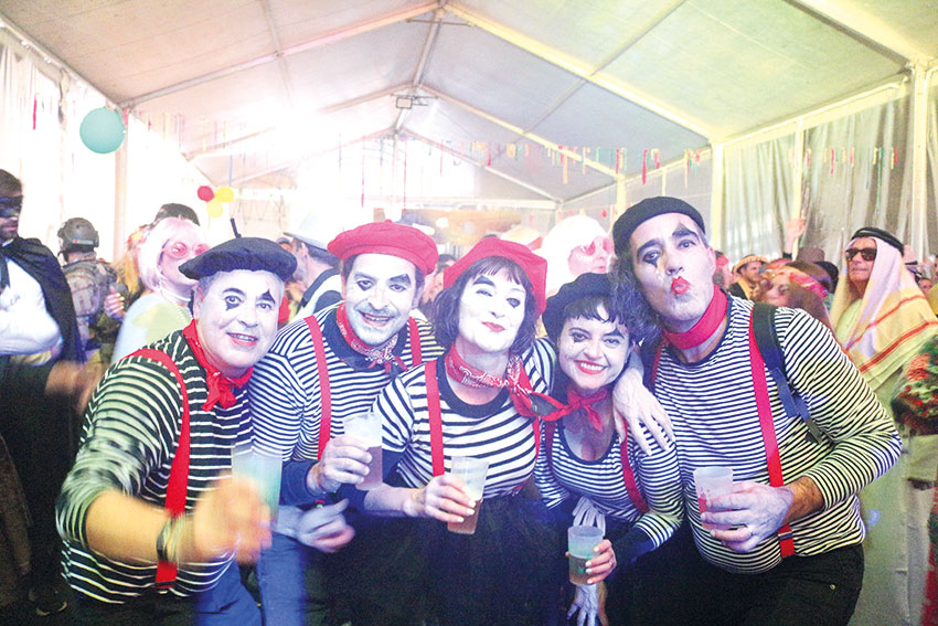 Animação e folia foram imagem de marca dos bailes de Carnaval