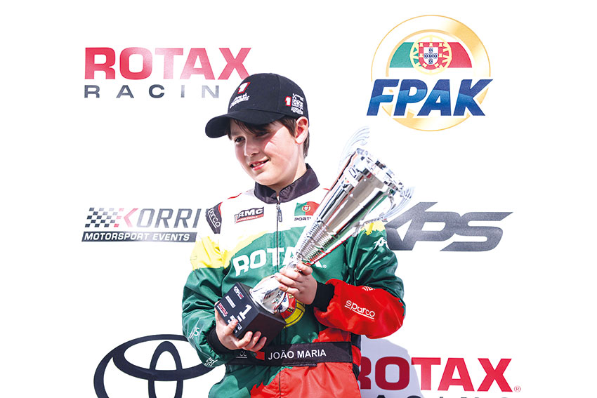 João Maria Pereira é campeão do Karting