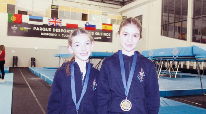 Ginástica: Júlia Franco vence no trampolim e Margarida Santos é 3ª no DMT