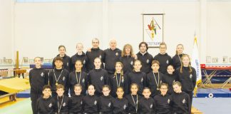 Ginastica: Acrotramp em grande destaque em Juvenis Femininos 1ª divisão