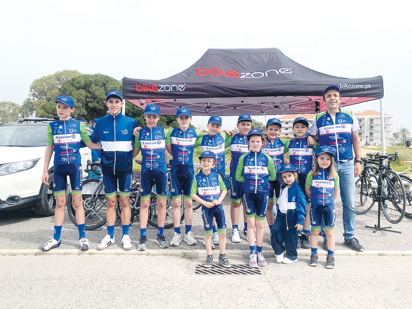 Ciclismo: Caldas Ecosprint E. Leclerc esteve em ação no Pinhal Novo e Porto de Mós