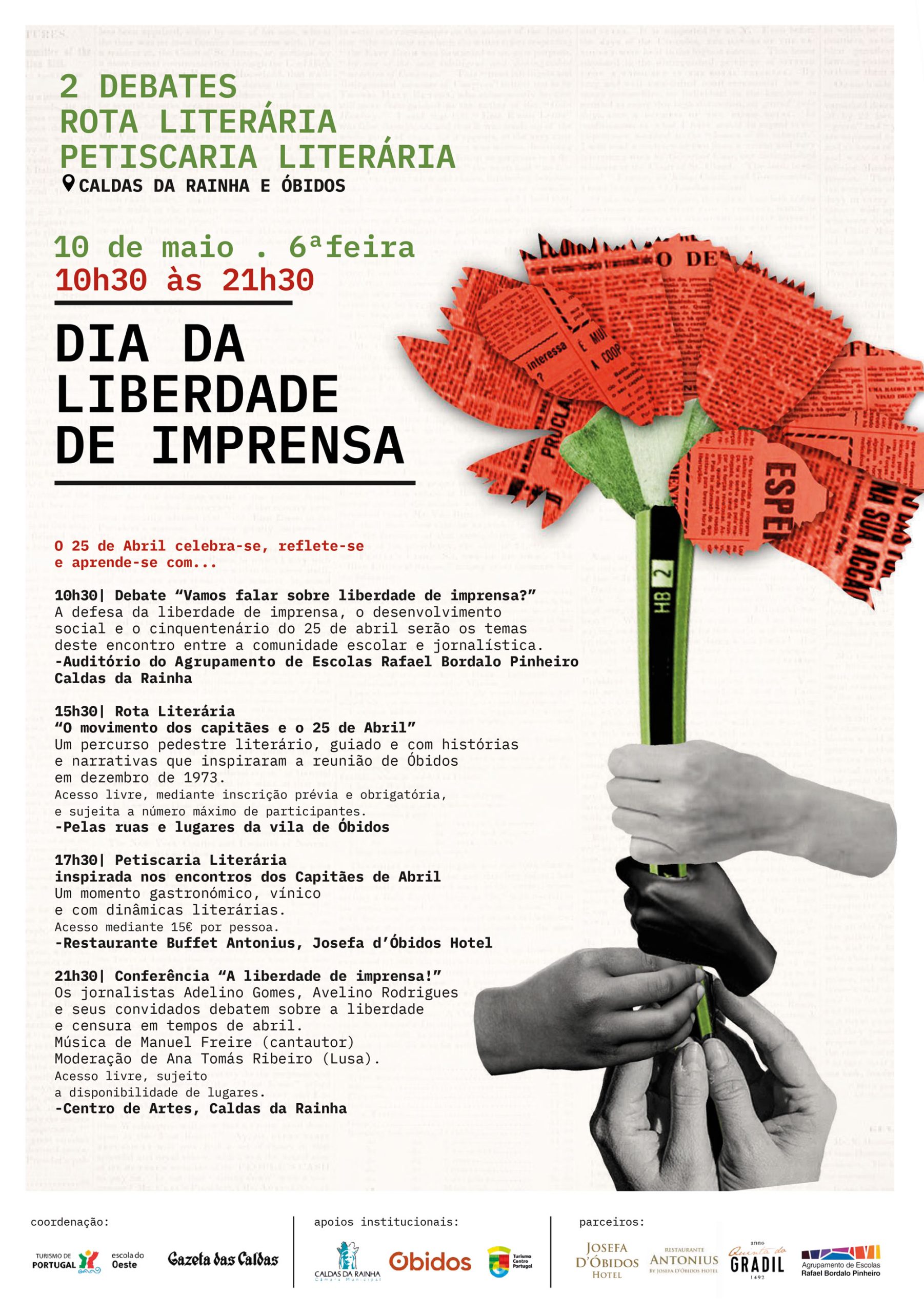 Dia da Liberdade de Imprensa assinalado nas Caldas e Óbidos