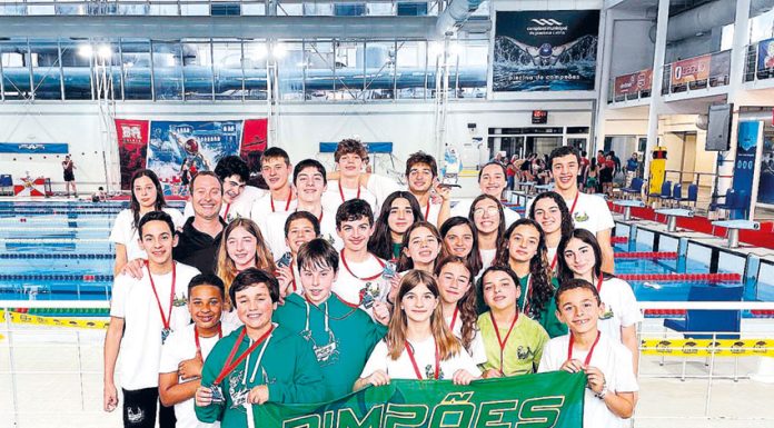 Natação: Equipa d’Os Pimpões trouxe a vitória coletiva para as Caldas