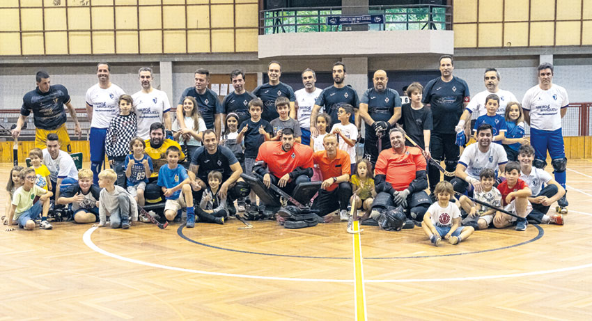 Hóquei em Patins: HCC recebeu encontro de masters e escolares