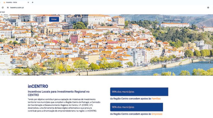 CCDR Centro renovou aplicação inCENTRO