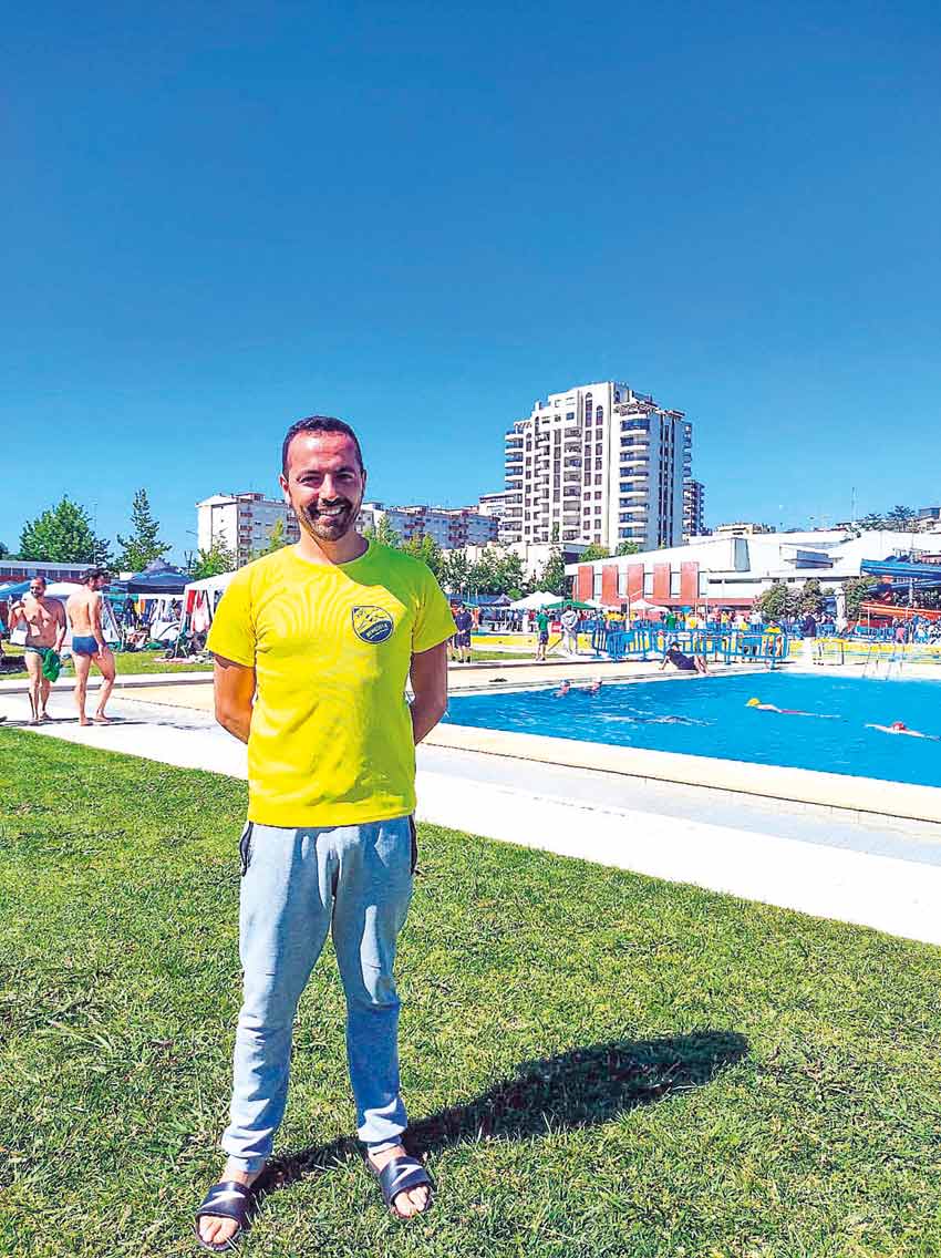 Natação: Bruno Belchior faz bronze na estreia