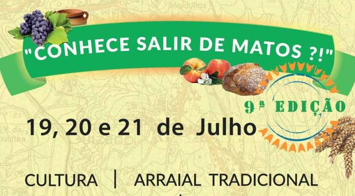 Salir de Matos dá-se a conhecer entre 19 e 21 de julho