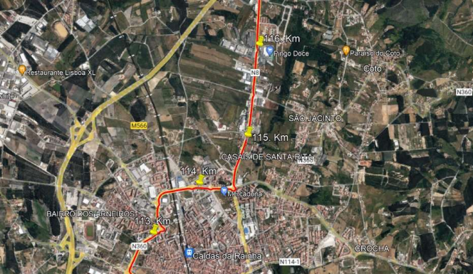 Trânsito cortado nas Caldas e Alcobaça por causa da Vuelta