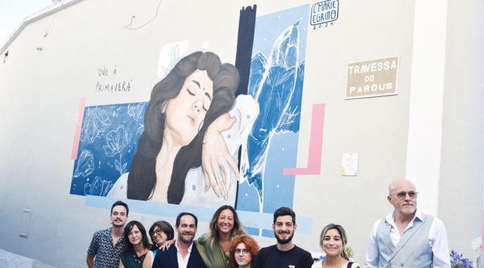 Mural “Ode” homenageia projeto comunitário nas Caldas