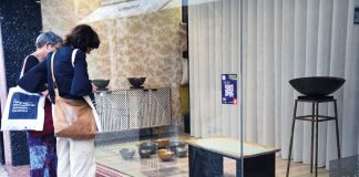 Ateliers abertos, exposições e montras com cerâmica