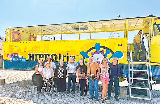 Idosos da Santa Casa aventuraram-se no Rio Tejo