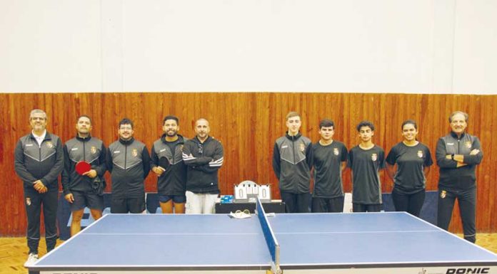 Ténis de Mesa: Caldas apresentou as suas equipas