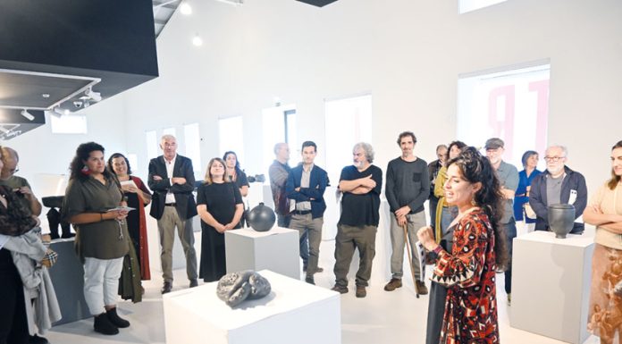 Artistas das Caldas na Central de Porto de Mós