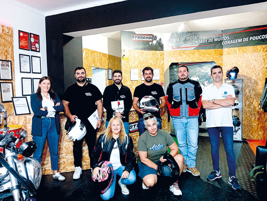 Motoschool assinalou o Dia Europeu Sem Mortes na Estrada